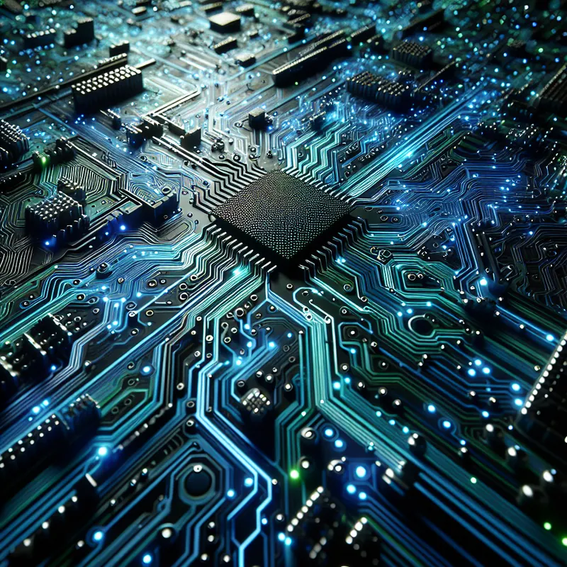 Circuit board close-up